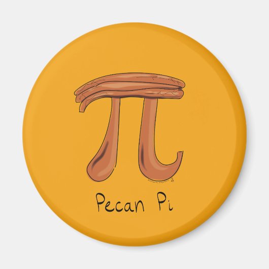 Funny Math Pecan Pi Erntedank Fall Magnet (Vorne)