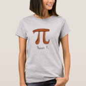 Funny Math Pecan Pi Erntedank Fall T-Shirt (Vorderseite)