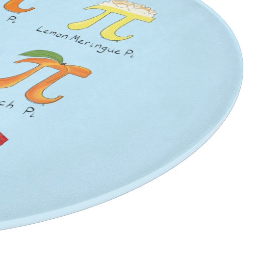 Funny Math Pi Day Menu Schneidebrett (Ecke)