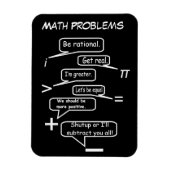 Funny Math Problems Magnet (Vertikal)