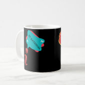 Funny Math Pun Be Rational Imaginary Number Teache Kaffeetasse (Vorderseite Links)