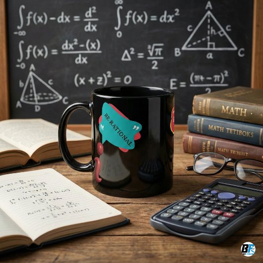 Funny Math Pun Be Rational Imaginary Number Teache Kaffeetasse
