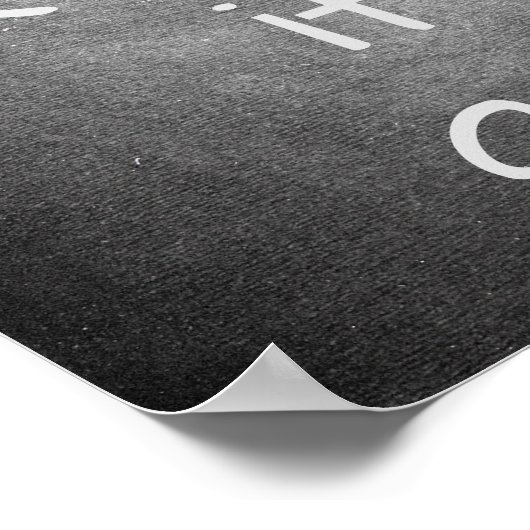 Funny Math Pythagorean Theorem Geometry Poster (Ecke)