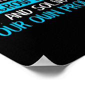 Funny Math Quote Back To School Girls Boys Teens  Poster (Ecke)