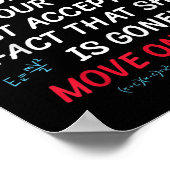 Funny Math Quote Dear Math Move On Dude Girls Boys Poster (Ecke)