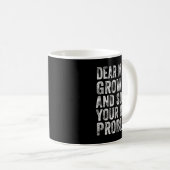 Funny Math Quote Dear Math Teacher Student Meme Vi Kaffeetasse (VorderseiteRechts)