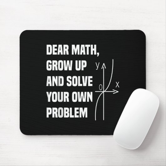 Funny Math Quote For Girls Boys Teens Men Women De Mousepad (Mit Mouse)