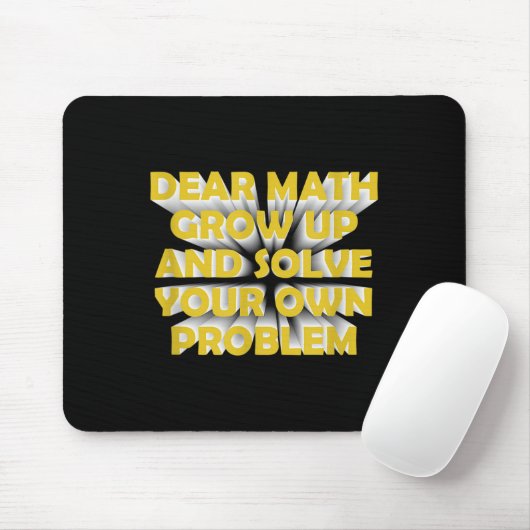 Funny Math Quote For Girls Boys Teens Men Women De Mousepad (Mit Mouse)