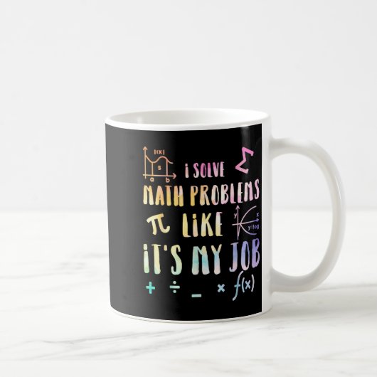 Funny Math Quote For Teacher Student Stem Geek Gif Kaffeetasse (Rechts)