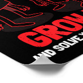 Funny Math Quote Girls Boys Teens Men Women Dear M Poster (Ecke)