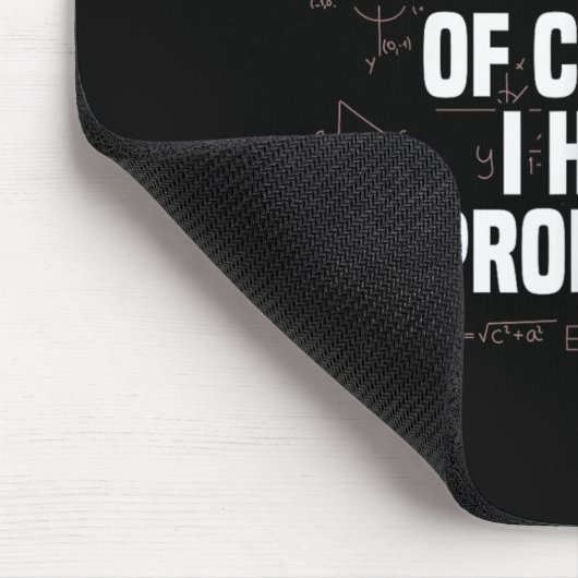 Funny Math Quote Mathematics Dear Math Teacher Ner Mousepad (Ecke)