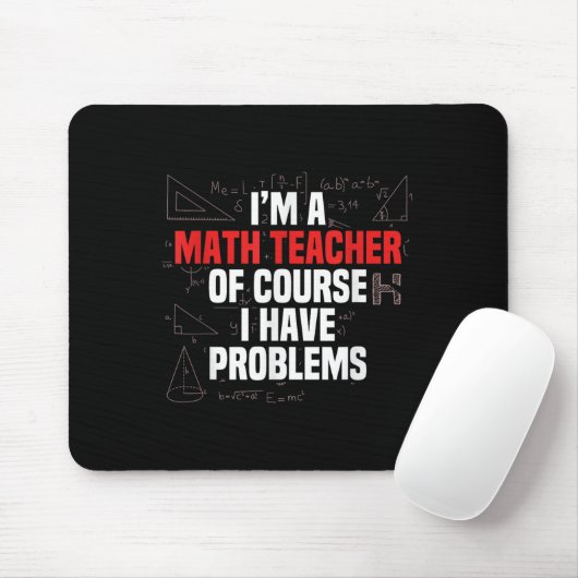 Funny Math Quote Mathematics Dear Math Teacher Ner Mousepad (Mit Mouse)
