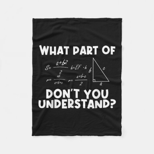 Funny Math Quote Mathematics Dear Math Teacher Sol Fleecedecke (Vorderseite)