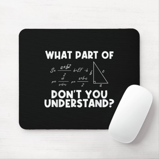 Funny Math Quote Mathematics Dear Math Teacher Sol Mousepad (Mit Mouse)