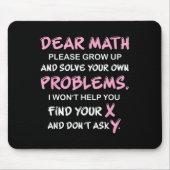 Funny Math Quote Mousepad (Vorne)