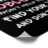 Funny Math Quote Poster (Ecke)