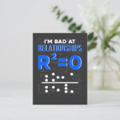 Funny Math Relationship Pun Mathe Doacher Student Postkarte (Stehend Vorderseite)