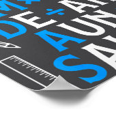 Funny Math Rules Pemdas Pun Teachers Math Day  Poster (Ecke)