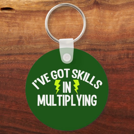 Funny Math Schlüsselanhänger (Rückseite)