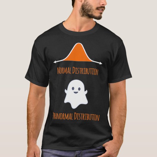 Funny Math Statistics Paranormal Distribution Prem T-Shirt (Vorderseite)