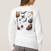 Funny Math Teacher Cartoon - Devilish Educator T-Shirt (Rückseite)