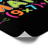 Funny Math Teacher Do The Math 67 Meme Six Seven S Poster (Ecke)