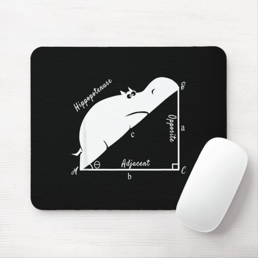 Funny Math Teacher,funny Hiptenuse,geometry Teache Mousepad (Mit Mouse)