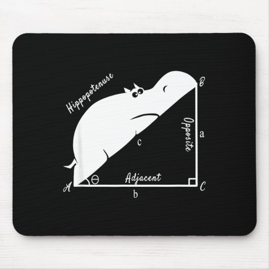 Funny Math Teacher,funny Hiptenuse,geometry Teache Mousepad (Vorne)
