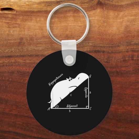 Funny Math Teacher,funny Hiptenuse,geometry Teache Schlüsselanhänger (Vorderseite)