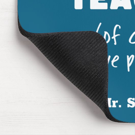 Funny Math Teacher Humor Pun Quote D Mousepad (Ecke)