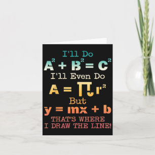 Funny Math Teacher Joke Funny Beste Math Quotes Karte