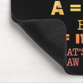 Funny Math Teacher Joke Funny Beste Math Quotes Mousepad (Ecke)
