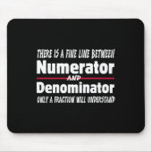 Funny Math Teacher Joke Men Women Fun Student Quot Mousepad (Vorne)