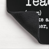 Funny Math Teacher, Like A Normal Teacher But Cool Mousepad (Ecke)