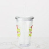 Funny Math Teacher | Math Joke Acryltrinkbecher (Rechts)