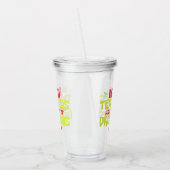 Funny Math Teacher | Math Joke Acryltrinkbecher (Links)