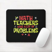 Funny Math Teacher | Math Joke | INDIVIDUELLE NAME Mousepad (Mit Mouse)