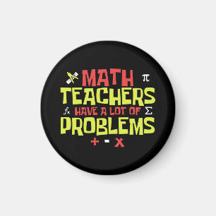 Funny Math Teacher Math Joke Magnet