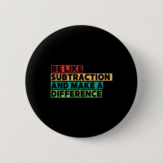 Funny Math Teacher Math Lover Quotes Student Mathe Button (Vorderseite)