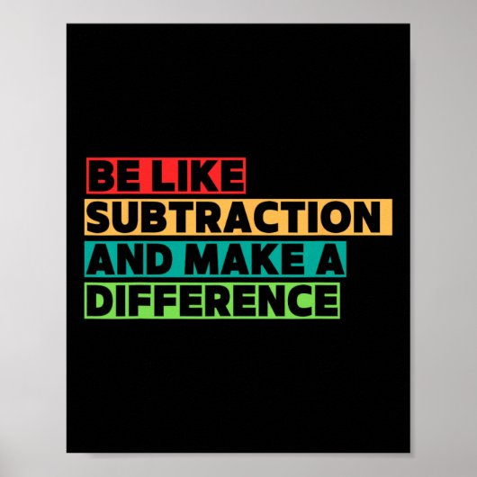 Funny Math Teacher Math Lover Quotes Student Mathe Poster (Vorne)