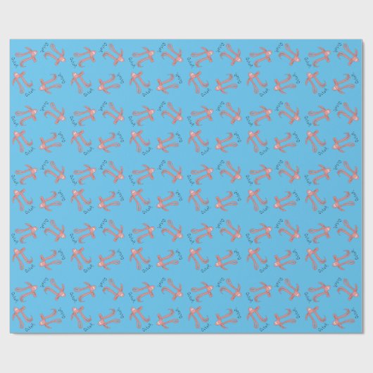 Funny Math Teacher Octopus Geschenkpapier (Flach)