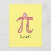 Funny Math Teacher Octopus Postkarte (Vorderseite)