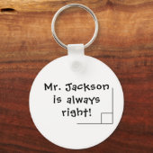 Funny Math Teacher Spaß Schlüsselanhänger (Vorderseite)