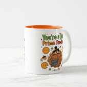 Funny Math Teacher Thanksgiving Mug – Turkey Zweifarbige Tasse (VorderseiteRechts)