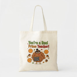 Funny Math Teacher Thanksgiving Tote Bag – Turkey Tragetasche
