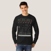 Funny Math Ugly Weihnachtsgeschenk Merry Xmas in M T-Shirt (Vorne ganz)
