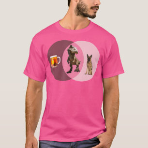 Funny Math Venn Diagramm Meme Tee Plus Rex Gleicht