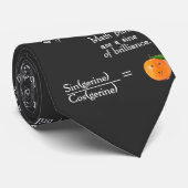 Funny Mathe Collection Krawatte - Dunkel überall (Gerollt)