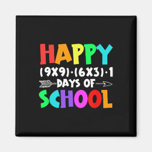Funny Mathe Formel 100 Tage Schulmädchen Tee Magnet