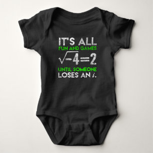 Funny Mathe Imaginary Number Equity Spaß Baby Strampler